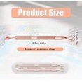 thumbnail image 2 of 3pcs Lottery Ticket Scratcher, Metal Scratch Off Tool Easy to Hold Lotto Scraper With Storage Box - Gift Ideas for Flawless Reveals Tickets Stickers Labels (Rose Gold), 2 of 7