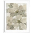 thumbnail image 2 of Art.com White On White Floral I Crop Neutral Art Print by Silvia Vassileva, White Frame Wall Art, 23" x 29", 2 of 5