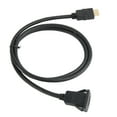 thumbnail image 2 of Cable de extensión de interfaz multimedia de alta definición de 3 pies Cable de extensión de montaje empotrado en tablero para automóvil, motocicleta y barco, 2 of 12