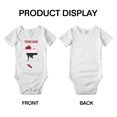 thumbnail image 3 of Thailand Map Flag Cute Baby Jumpsuits Newborn Clothes (White, 18-24 Months), 3 of 5