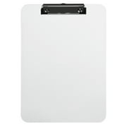 JAM Paper Plastic Clip Board, Clear Clipboard, 1/Pack, 9 x 12.5