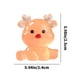 thumbnail image 3 of 12 Estatuas de Renos Luminosos - Decoraciones para árboles de Navidad para escritorio, Mini figuritas que brillan en la oscuridad, Adornos de plástico de 2,5 cm, 3 of 6