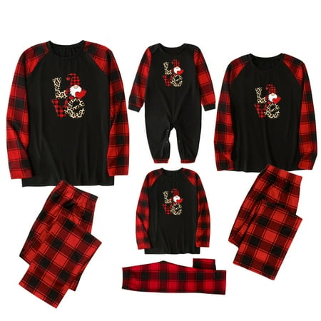 

Christmas Family Pajamas Matching Sets Xmas Elk Printed Pjs Plaid Long Sleeve Tops and Pant Holiday Sleepwear Loungewears Matching Family Pajamas Clearance Christmas Pajamas Clearance Cheap