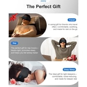 Sleep Mask with Bluetooth 5.4 Headphones – FACEMOON 3D Blackout Eye Cover, Zero Eye Pressure