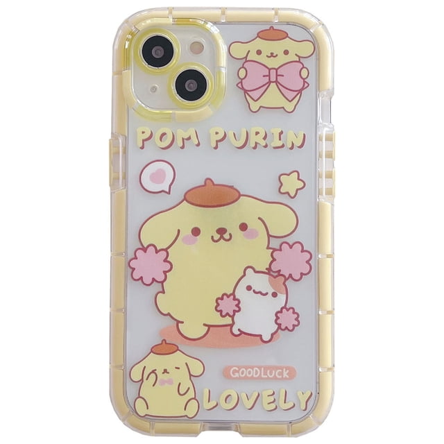 Botu-funda para teléfono Sanrio Kuromi Cinnamonroll Lminous, venta al por mayor, accesorios Sanrio 15 14 13 12 11promax X/XS