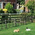 thumbnail image 4 of NEX 10 Pack Decorative Garden Fence Panels Animal Barrier for Dog Rustproof Borders, 4 of 5