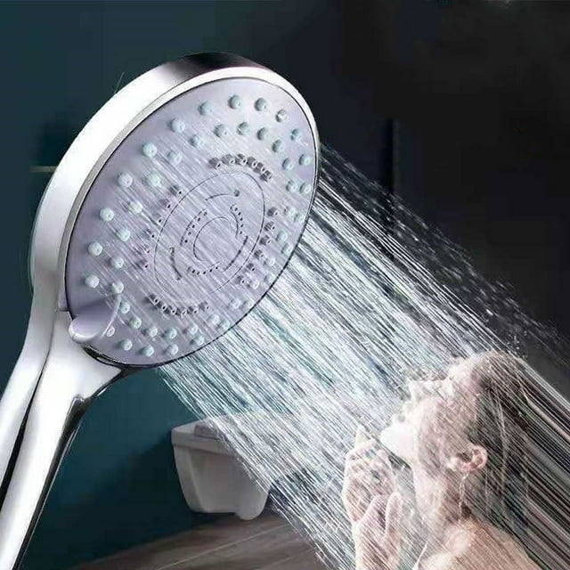 Tête de Douche en Plastique Amovible Multi-modes Sprinkler Maison Bain Intérieur Réglable Anti-Rouille Électroplaque Remplacer Pulvérisateur Haute Pression Sprinkler Type 10