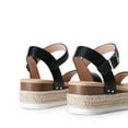 thumbnail image 5 of DREAM PAIRS Women's Platform Espadrilles Wedge Sandals, Comfortable Open Toe One Band Sandals for Women Dressy Casual Summer, 5 of 6