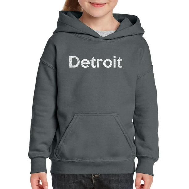 Iwpf Youth Detroit Hoodie For Girls And Boys Sweatshirt Walmart Com Walmart Com