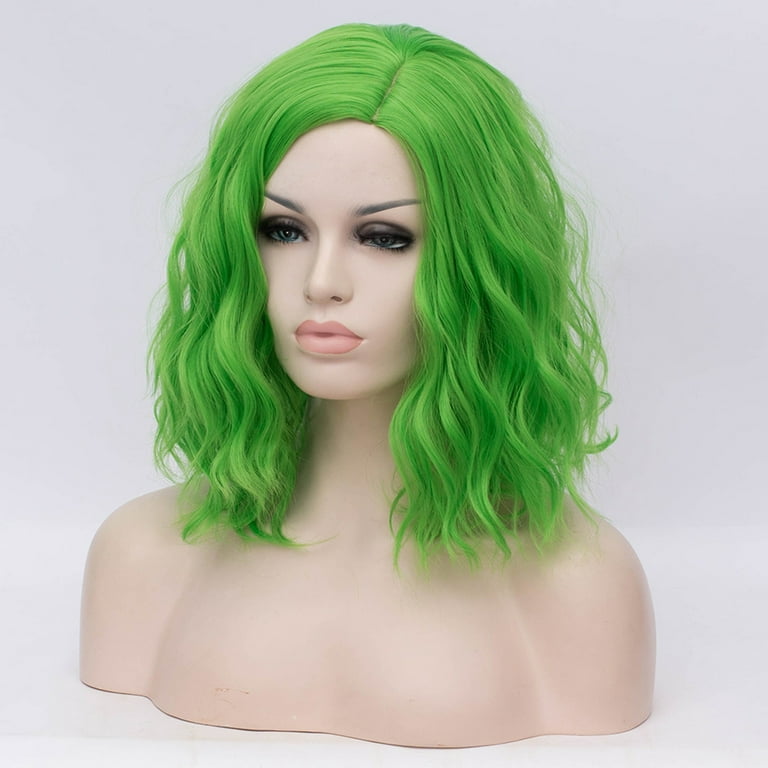 Short top green wigs