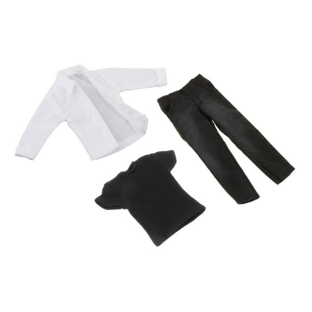 Figura a escala 1/12, ropa para muñeca, atuendo informal, disfraz, traje completo, miniatura para 6'' Estilo B