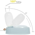 thumbnail image 4 of Botella de agua exterior para mascotas, dispensador portátil plegable de viaje de 500 ml, diseño de silicona para senderismo para senderismo y caminatas, taza integrada fácil de usar con una sola mano, 4 of 6