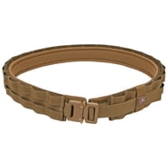 BLACKHAWK! Padded Patrol Belt And Pad - Coyote Tan, Small (37"-43"), MOLLE Webbing, Water-Resistant