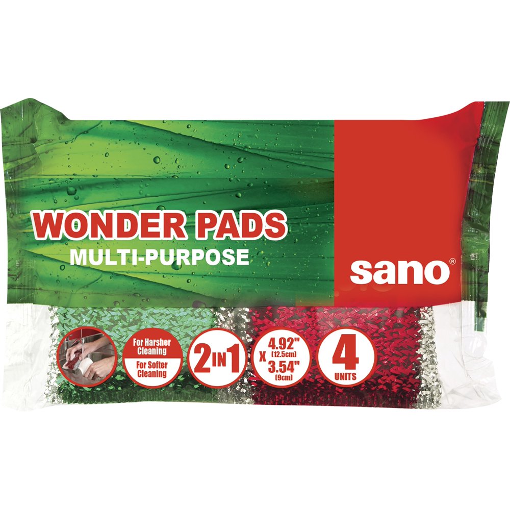 Sano Wonder Pads, 4 Ct