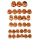 thumbnail image 2 of 30 piezas prácticas de cubierta y tapa de tornillo de perno de enchufe de motocicleta, naranja, 2 of 6