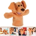 thumbnail image 2 of KAKOWELY Marionetas de mano de perro de dibujos animados, marionetas de mano de animal de peluche flexible, marionetas interactivas para contar historias, 2 of 4