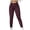 Wine, variant on Qiopertar Denim Overalls for Women Mid-Waist Pocket Skinny Pants Spring Summer Casual Workwear Jumpsuit with Pockets, Army Green L
