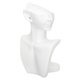 thumbnail image 3 of Soporte de busto ANGGREK exhibición collares resina blanca, 3 of 8