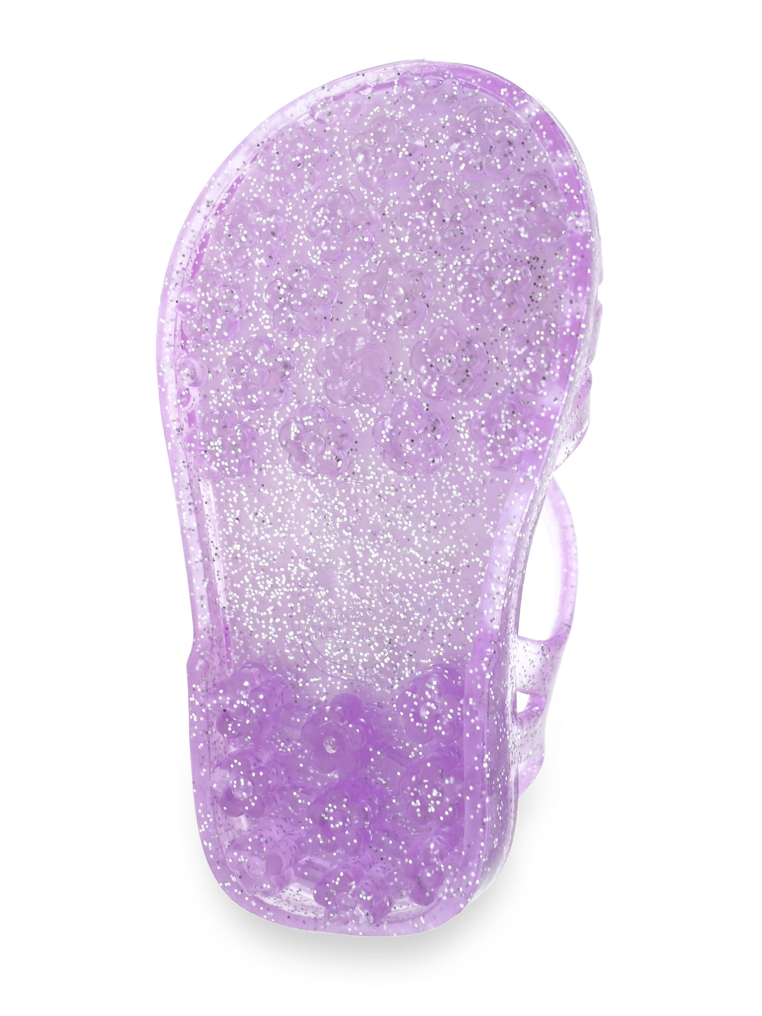 Wonder Nation Baby Girls Glitter Jelly Fisherman Sandal