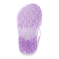 thumbnail image 5 of Wonder Nation Baby Girls Glitter Jelly Fisherman Sandal, 5 of 5