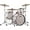 White Marine Pearl, variant on Ludwig Classic Maple 3-Piece Drum Shell Pack - Vintage Black Oyster