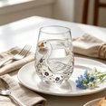 thumbnail image 2 of Art Goose Glass Cup,12 oz,Reusable Glassware Cup for Beverage,Soda,Lemon,Juice, Drinking Borosilicate Drinkware Mug,2pcs - 02 Goose Cup, 2 of 7