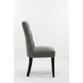 thumbnail image 4 of Boraam 84418 Michelle Tufted Dining Chair, Gray - Set of 2, 4 of 5