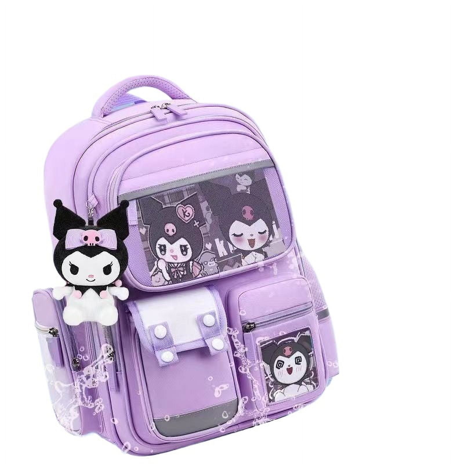 K-uromi Anime Mini Rucksack Für Mädchen – Kawaii, Wasserdicht, Einstellbar, Ideal Für Schule & Reise