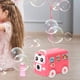 thumbnail image 3 of Fabricante automático de burbujas de autobús con luces y soplador de burbujas de sonido para juguetes novedosos regalos de cumpleaños actividades jueg Rosa Sunnimix maquina de BURBUJAS, 3 of 8