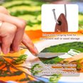 thumbnail image 4 of Pack of 2 Palette Knife No.1, 6.9" Long with Stainless Steel Flexible Spatula Pallet Knife and Wood Handle for Scraping, Mixing, Oil Acrylic Painting Canvas, 4 of 6