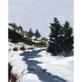 thumbnail image 3 of Munger, Pamela 20x24 Black Modern Framed Museum Art Print Titled - Winter Trails, 3 of 5
