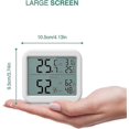 thumbnail image 3 of Digital Thermo Hygrometer, Large Indoor Lcd Thermometer, Temperature Humidity Meter With Min/max, 3 of 5