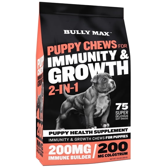 Bully Max® Immunity & Growth Soft Chews for Puppies, 10.6 oz. Bag