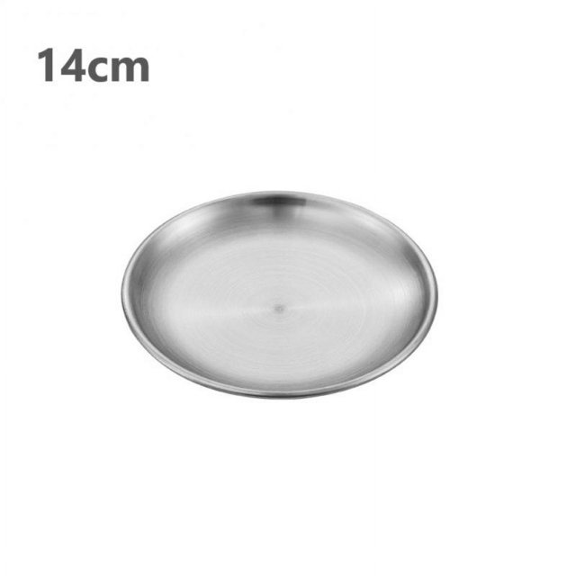 1/2 Pcs Assiettes de Souper Réutilisables Incassables Assiette à Dessert Plats Assiette à Steak Assiette de Cuisine Occidentale Grande Assiette Plats de Souper en Plastique Style A 1 Pce
