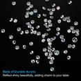 thumbnail image 3 of 4.5mm Transparent Acrylic Crystals Diamonds for Wedding Table Vase Fillers, Clear AB 5000Pieces, 3 of 6