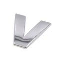 thumbnail image 2 of Unique Bargains Silver Tone Metal V Letter Shaped Alphabet Sticker Emblem Badge Decals for Car, 2 of 2