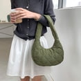 thumbnail image 4 of JUYGO Quilted Bag Purse for Women Puffer Crescent Bag Nylon Hobo Handbag Lightweight Padding Shoulder Bag for Work, 4 of 7