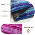 thumbnail image 2 of Blue Pink Round Rug 5ft Washable Circle Kitchen Rugs Non Slip Gradient Color Block Abstract Modern Painting Large Area Rug Indoor Floor Carpet for Bedroom Living Room Home Office Dining Room Nursery, 2 of 8