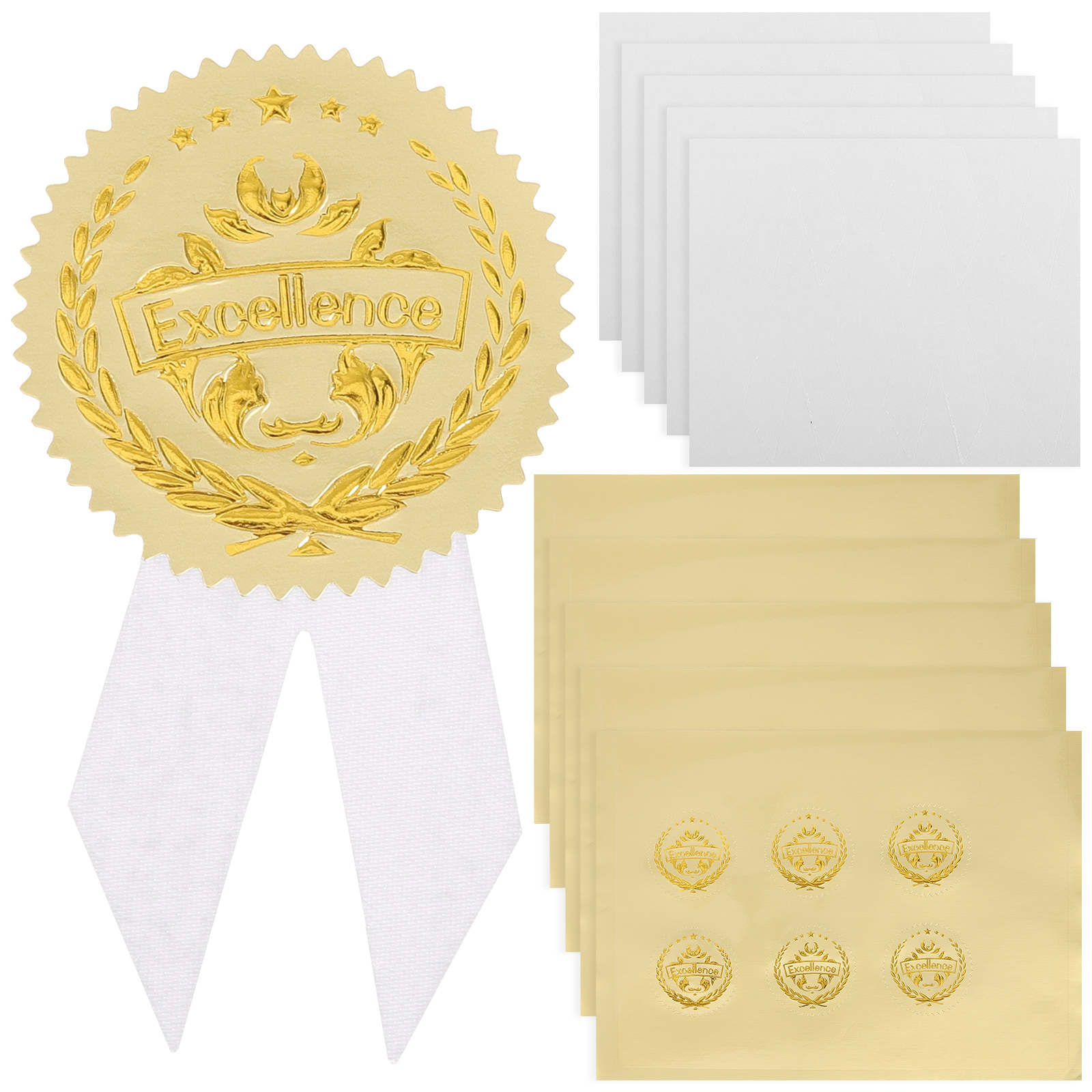 36 Set of Medals Stickers Sports Event Medals Stickers Universal Medals