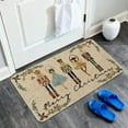 thumbnail image 3 of Watercolor Nutcrackers Merry Christmas Doormat, Winter Home Decor Low-Profile Door Mat Floor Mat, 3 of 6