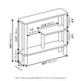 thumbnail image 3 of Furinno Turn-N-Tube 3-Tier Narrow Bathroom Storage Shelf, Toolless Assembly Black Storage Rack, Space Saving Shelf, for Bathroom, Living Room, Entryway, Black Espresso, 3 of 4