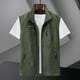 thumbnail image 4 of Chaleco de trabajo para hombre, chaquetas tácticas de verano para motociclista, chaqueta sin mangas con múltiples bolsillos, ropa de pesca, abrigo de caza, abrigos para hombre, 4 of 4