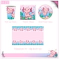 thumbnail image 4 of Cartoon Pink Axolotl Theme Cute Children's Birthday Party Disposable Plate Paper Cup Tissue Tablecloth Tableware Gift Prop Decor A2 1SET Other, 4 of 6