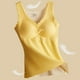 thumbnail image 3 of Ropa interior térmica para mujer, de invierno, con autocalentamiento, de encaje, cálida y sin costuras, de forro polar, resistente al frío., 3 of 7