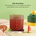 thumbnail image 3 of Plastic Fruit Juicer Portable Colorful Splashproof Lemon Kitchen Accessories Manual Squeezer Kitchen Bar Drinks Shop Wine Club Blender Tools White, 3 of 8