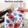 thumbnail image 5 of Pioneer Flower Floral Print Pattern Bathroom Rugs Mat, Non Slip Microfiber Bathroom Rug with Rubber Backing, Soft Mats for Bathroom Floor Tub Shower, 24"x60", 5 of 5