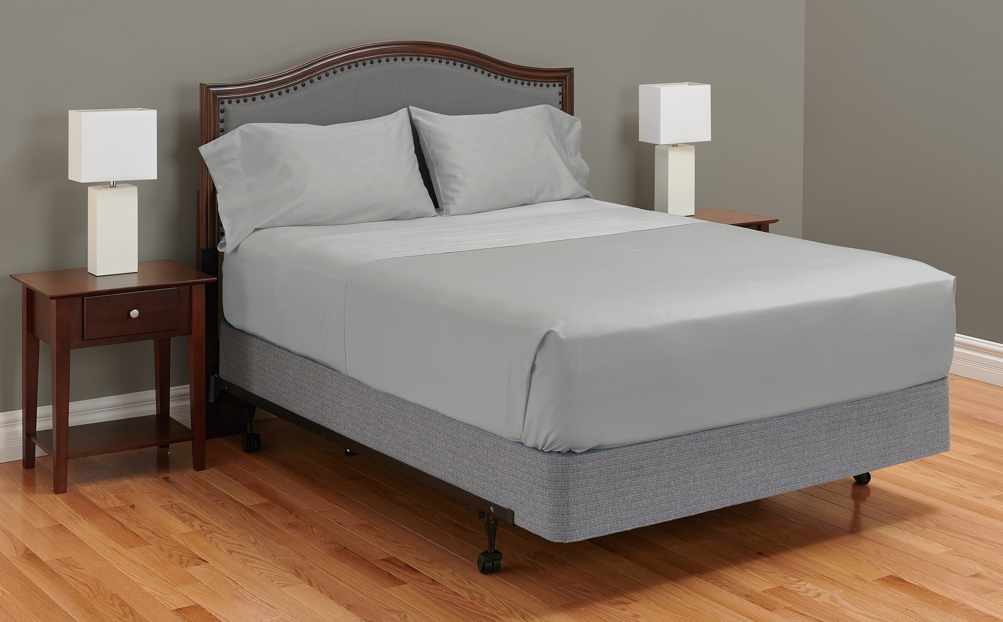My Pillow Bed Sheets (Split King, Dark Grey) Long Staple Cotton Giza Dreams Bed  Sheet Set - Walmart.com