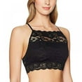 Women's Lace Cami Stretch Lace Half Cami Breathable Lace Bralette Solid Color Yoga Bra - Walmart.com