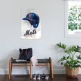 thumbnail image 3 of MLB New York Mets - Drip Helmet 22 Canvas Wall Poster, 22.375" x 34", 3 of 4