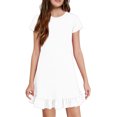 thumbnail image 2 of Girls Summer Dresses Size 7-8 Sleeveless Gradient Sundress Cute Round Neck Short Sleeve Dresses Holiday Cover Up Dress, 2 of 6